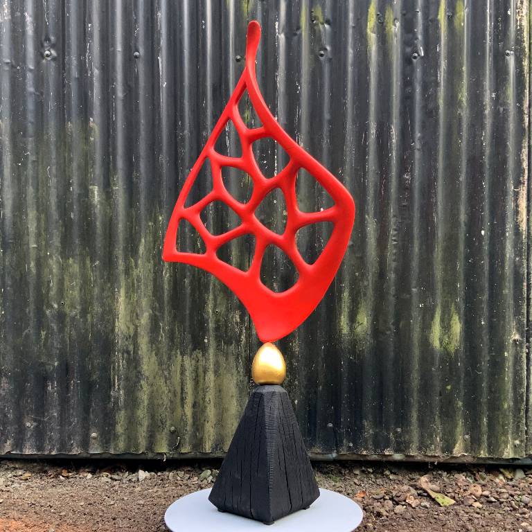 Sculpture autumn flame by Misti Leitz