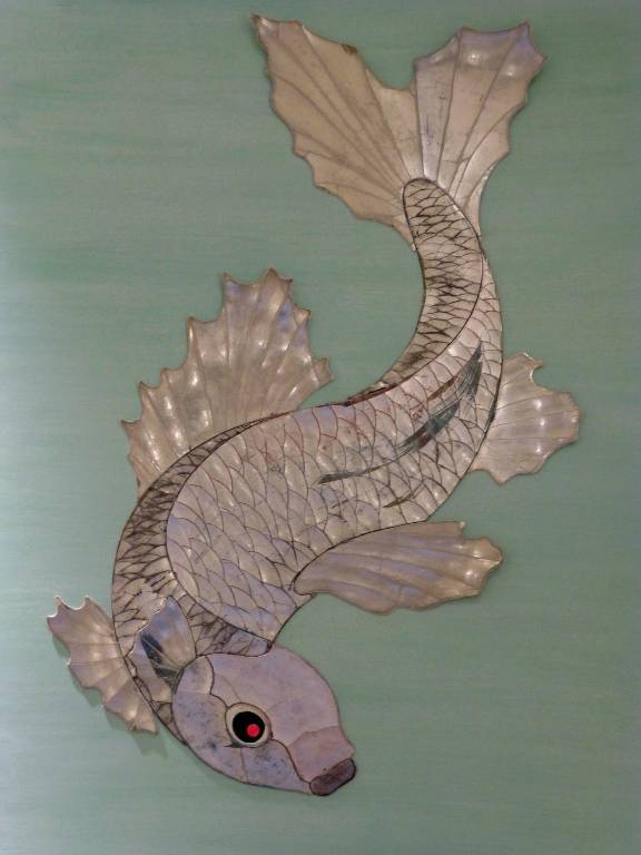 Gesso fish designed furnishing