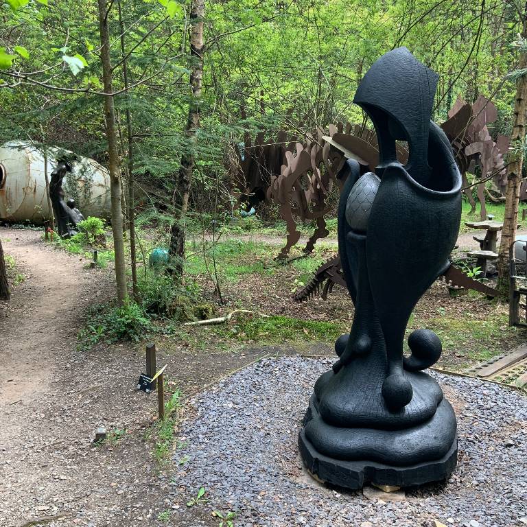 misti leitz on show at the sculpture park farnham
