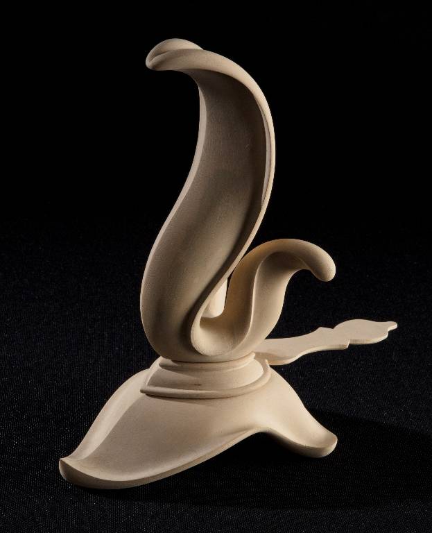 Carved foot pattern by Misti Leitz