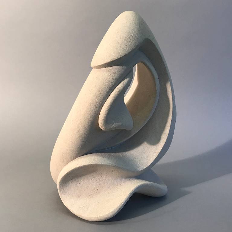 Self Portrait a sculpture by Misti Leitz