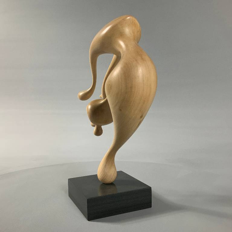 The sculpture from the front