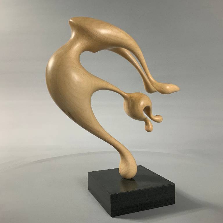 A sculpture carved by Misti Leitz