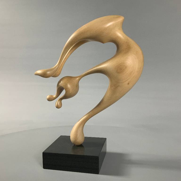 Hand carved from a single block of lime